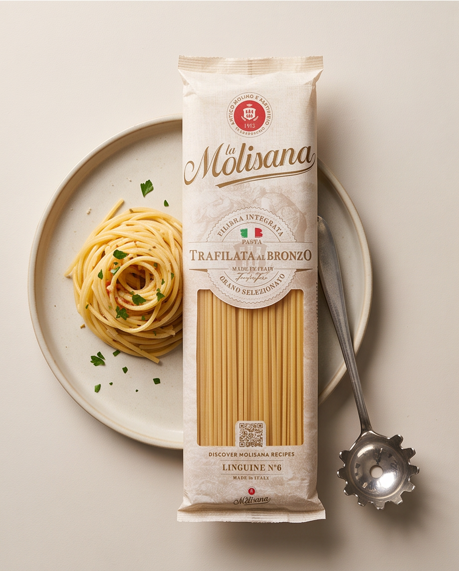La Molisana - Linguine No. 8 | Bronzegezogene Pasta