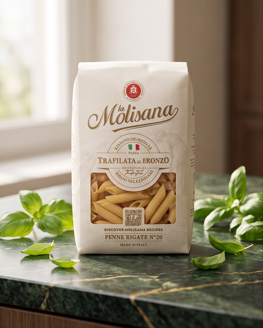 La Molisana - Penne Rigate No. 20 | Bronzegezogene Pasta