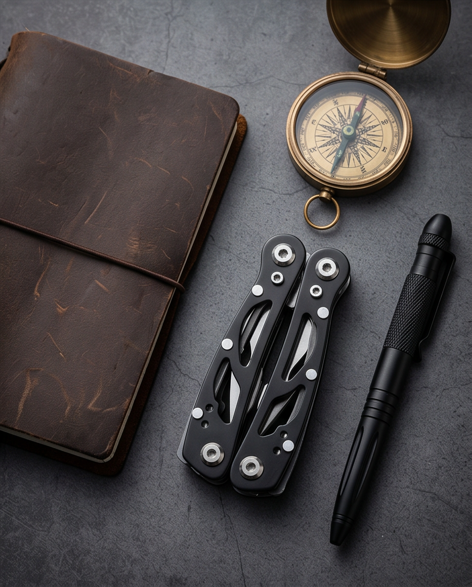 Multitool Mini Ultra-Kompakt - 10-in 1 | für Schlüsselbund