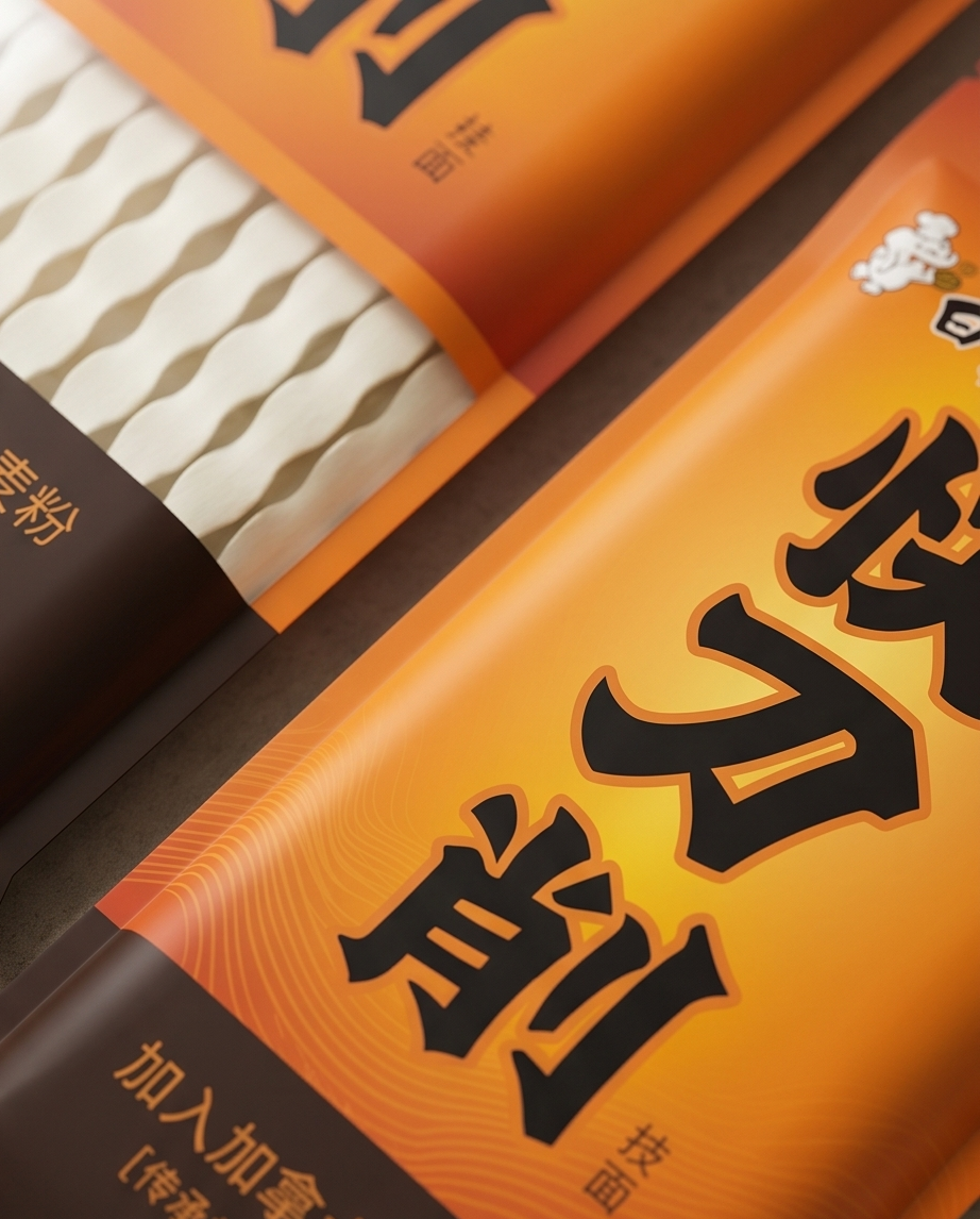 Bai Xiang Messer-Geschabte Trockennudeln 400 g – Weizen & Konjak