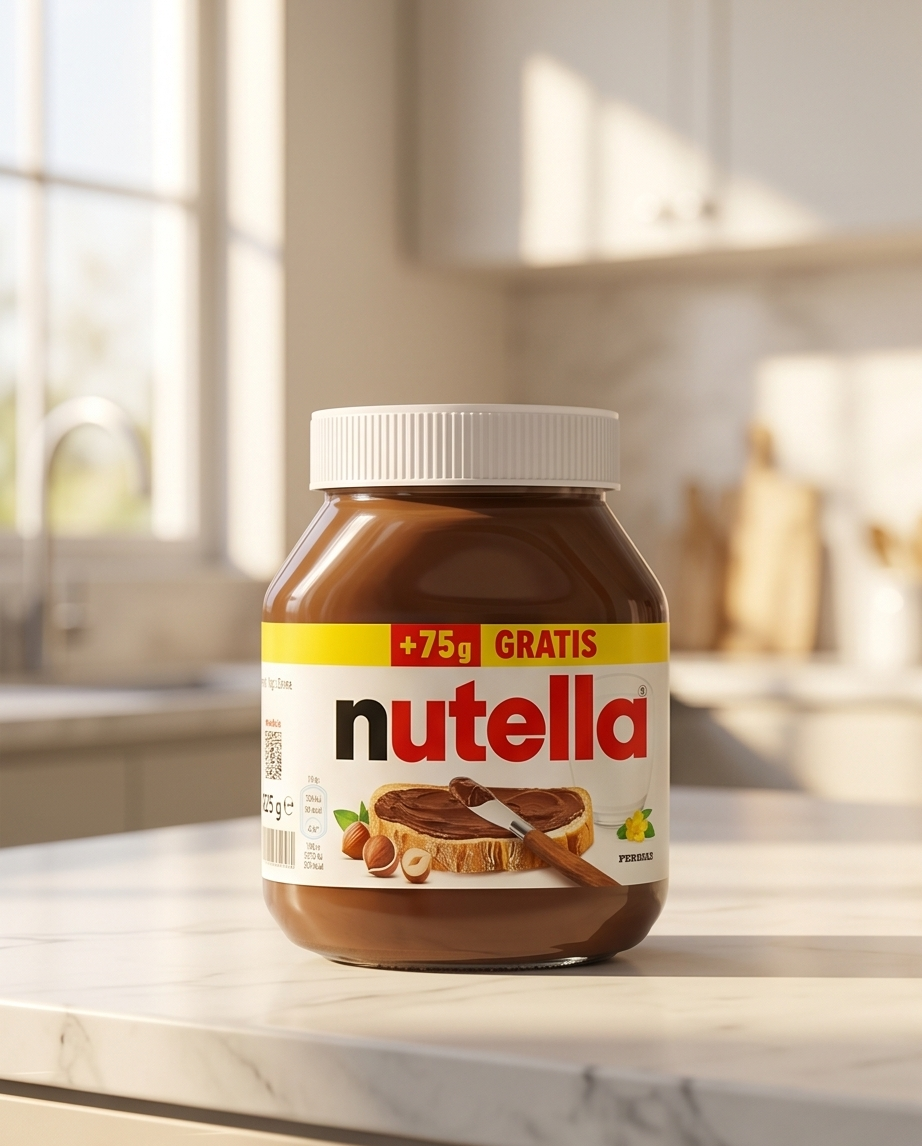 Nutella Haselnuss-Kakao-Aufstrich – 750g + 75g Gratis
