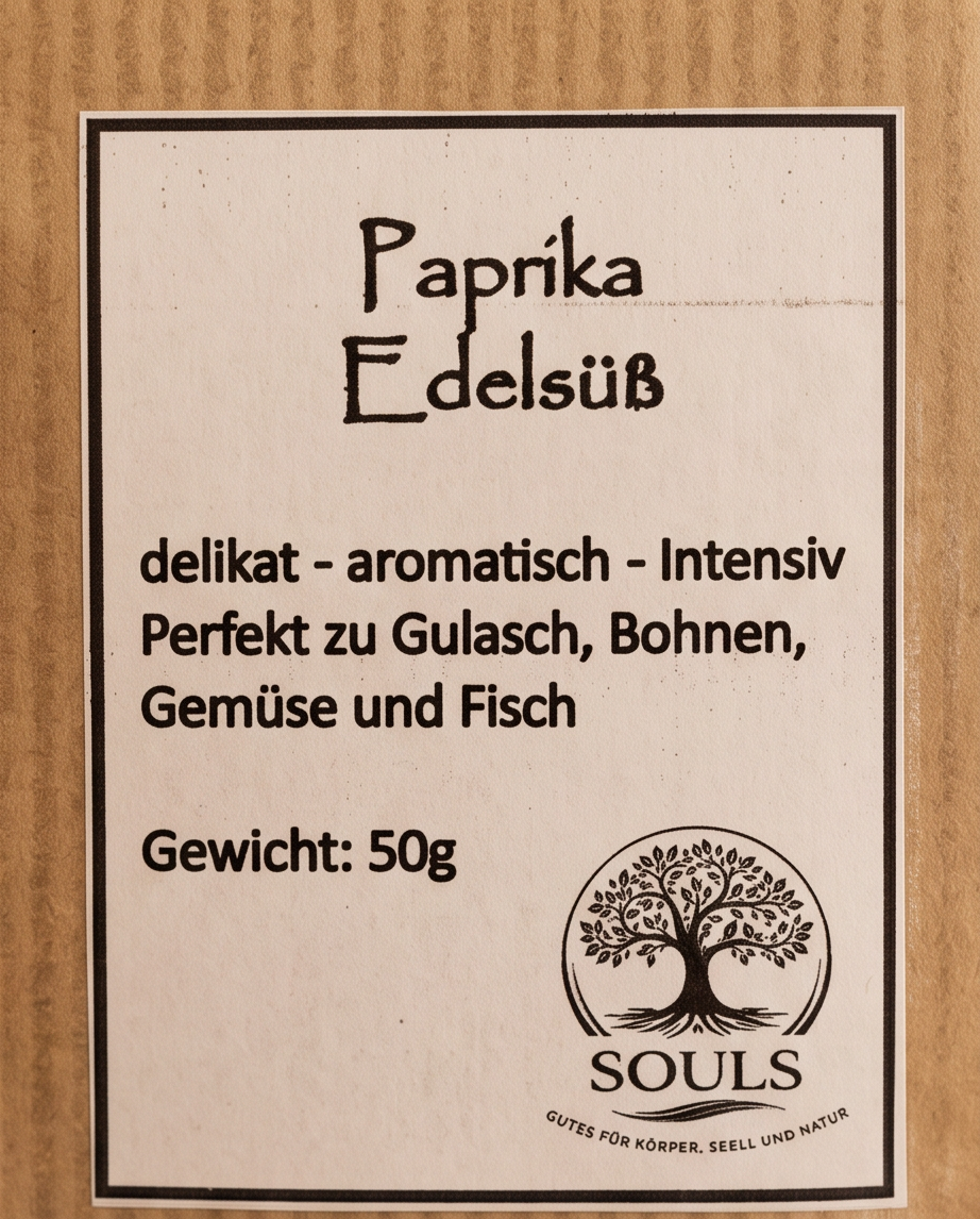 Paprika Edelsüß - gemahlen 50 g | Gewürz