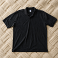 2nd Hand | Russell Athletic Poloshirt schwarz - Größe 3XL - Klassisches Basic