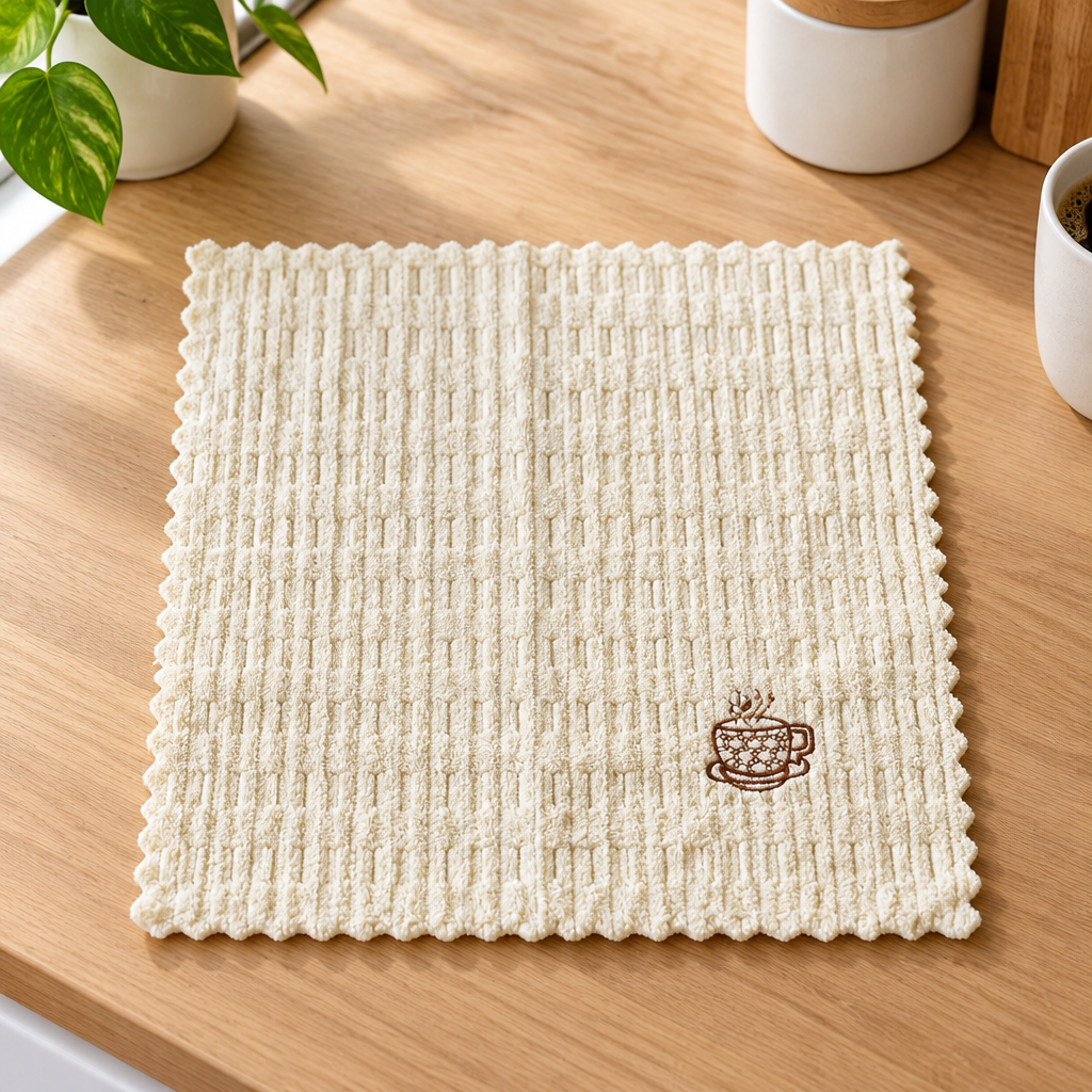 Premium Mikrofaser-Spültuch (29x29 cm) – Stilvoller Glanz für deine Küche