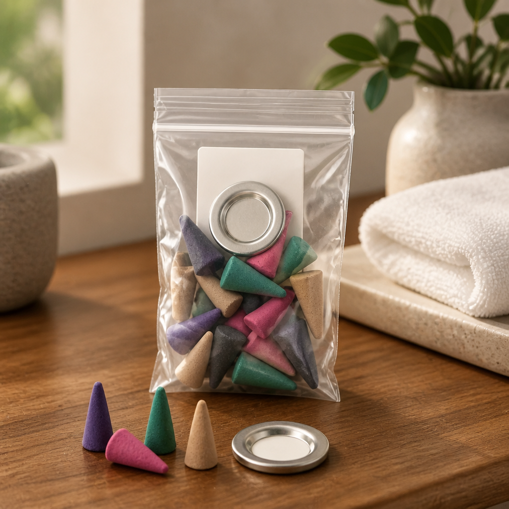 Räucherkegel | Duftkegel (Mixed Fragrances) - bunt gemischt