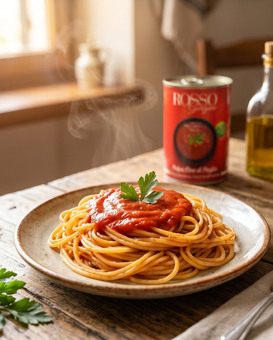 Rosso Gargano Polpa Fine – Feine Tomatenpulpe aus Apulien 400 g |Tomatensoße