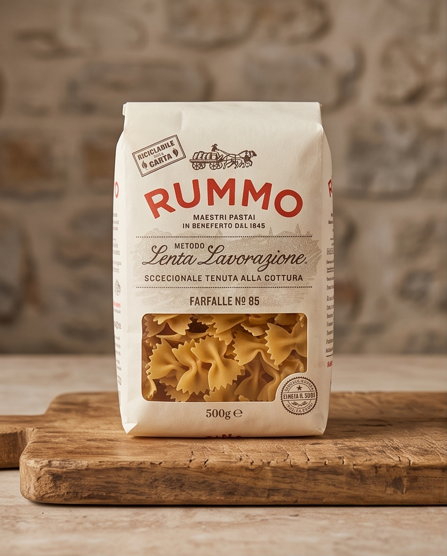 Rummo Farfalle No. 85 – 500 g | Italienische Pasta | al bronzo