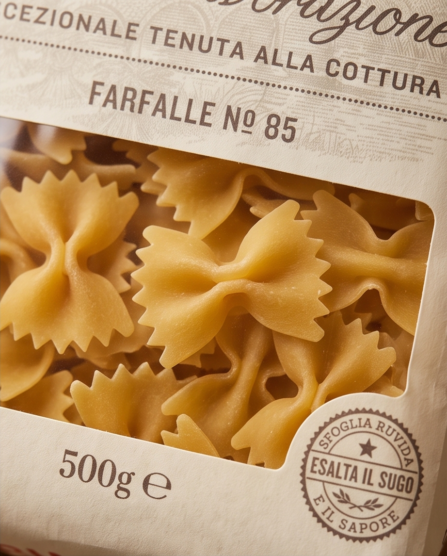 Rummo Farfalle No. 85 – 500 g | Italienische Pasta | al bronzo