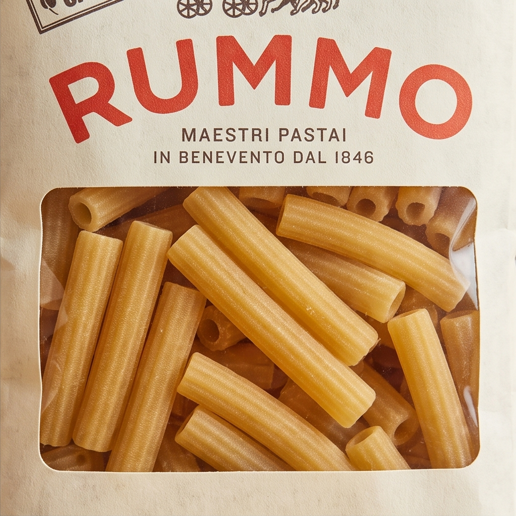 Rummo Maccheroncelli Rigati No. 7 – 500 g | Italienische Pasta | al bronzo