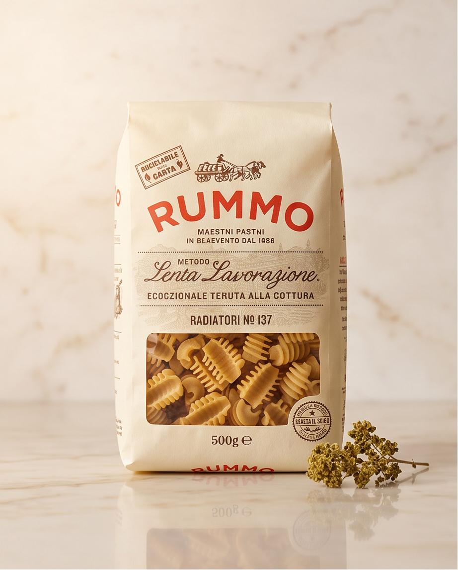 Rummo Radiatori No. 137 – 500 g | Italienische Pasta | al bronzo