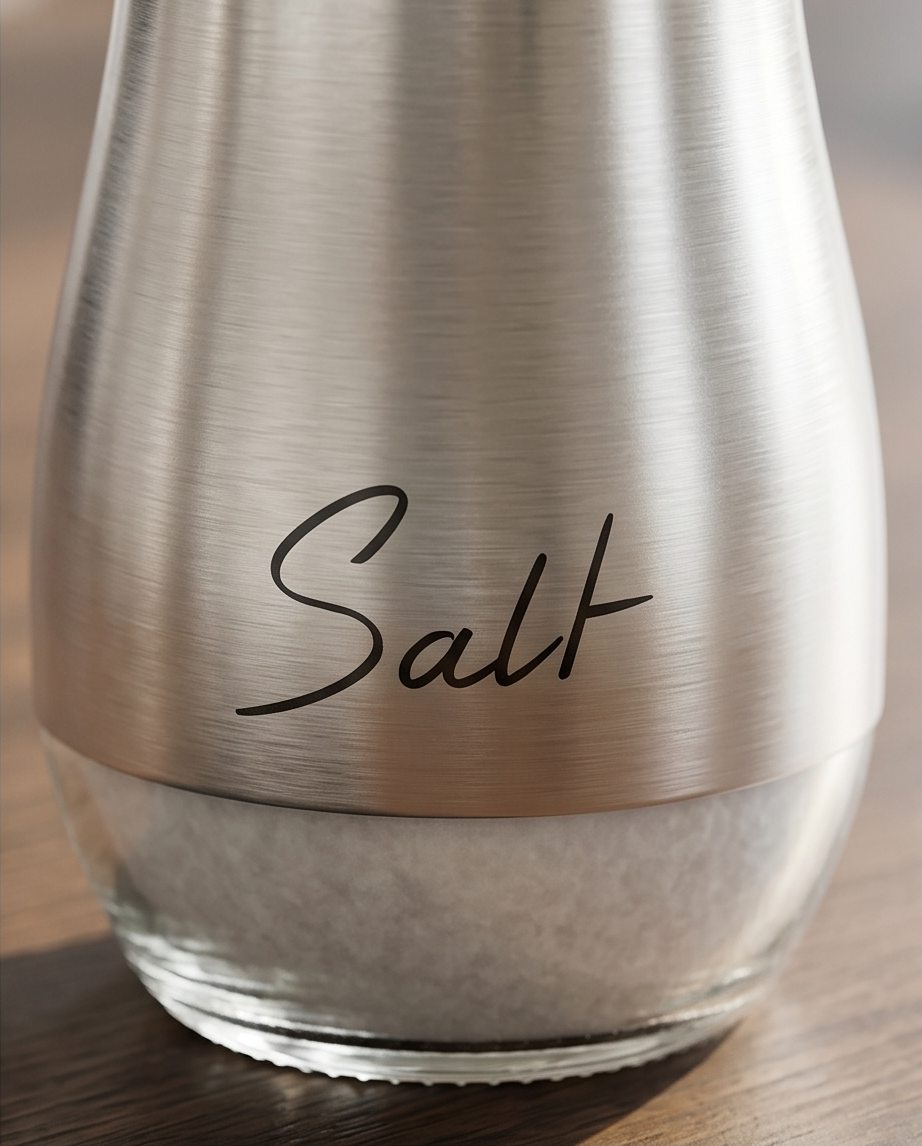 Salz- & Pfefferstreuer Set – 120 ml Glas mit Edelstahl (2er Set)