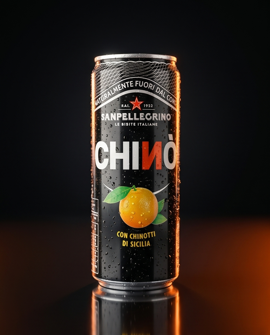 SanPellegrino Chinotto – Italienische Bitterlimonade 33cl Dose