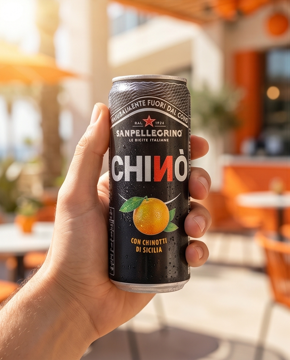 SanPellegrino Chinotto – Italienische Bitterlimonade 33cl Dose
