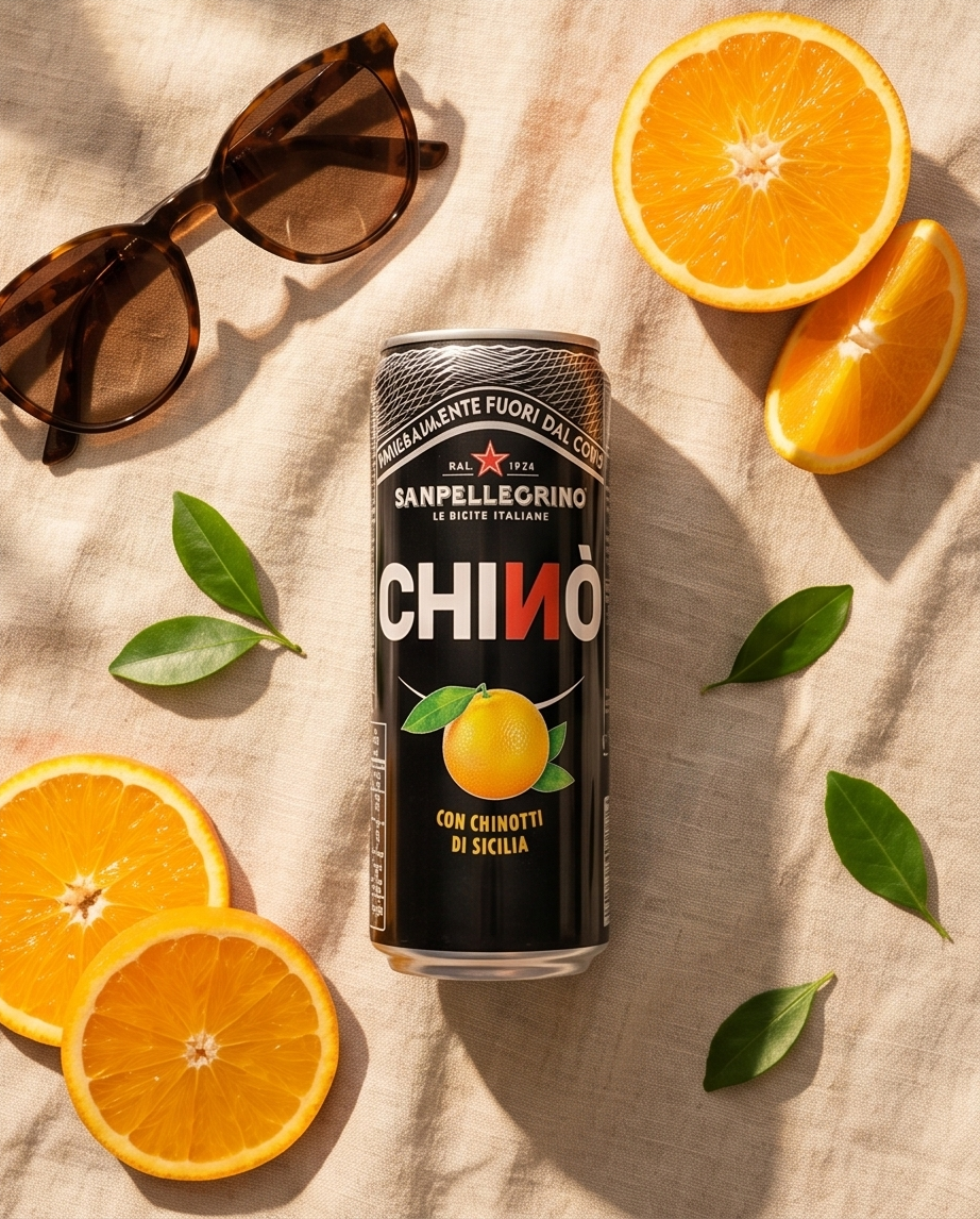 SanPellegrino Chinotto – Italienische Bitterlimonade 33cl Dose