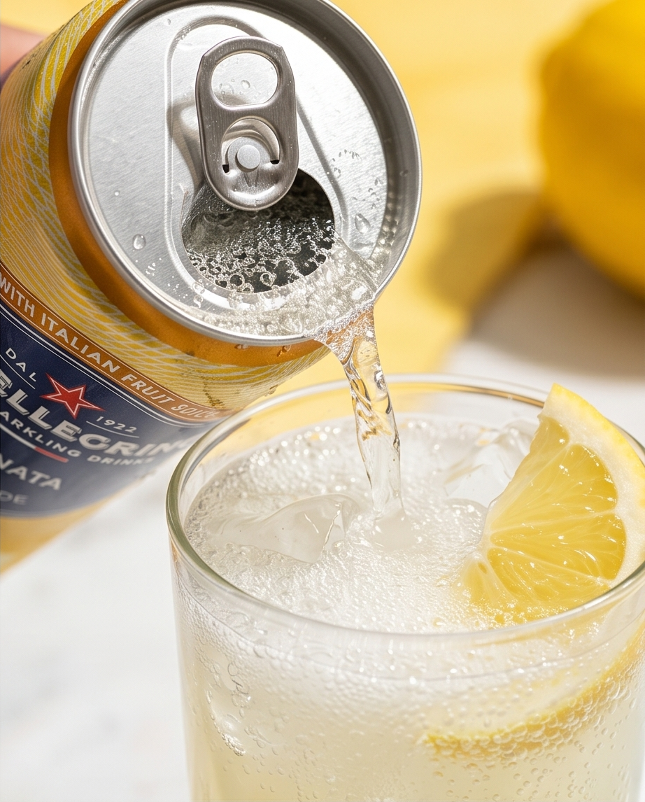 SanPellegrino Limonata – Italienische Zitronenlimonade 33cl Dose