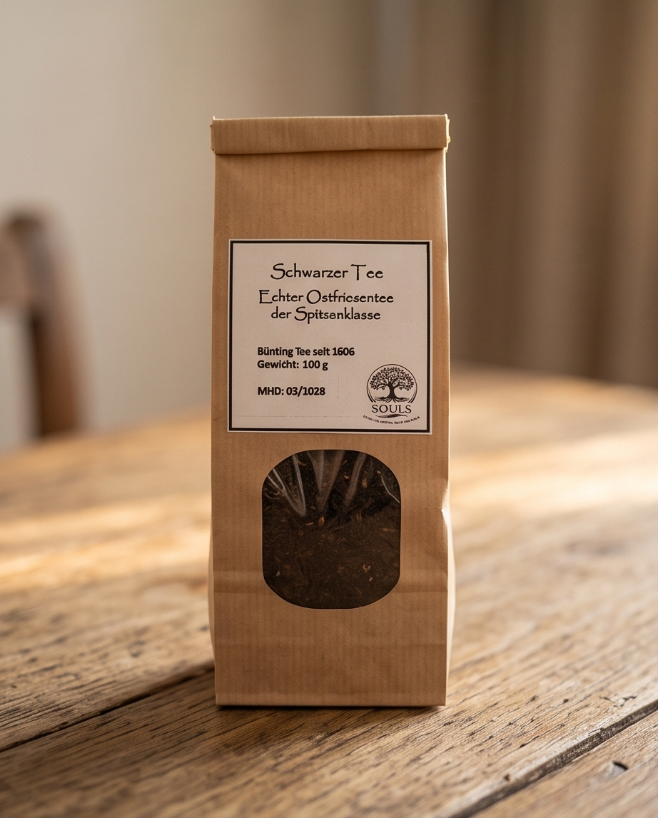 Schwarzer Tee 100g lose | Echter Ostfriesentee | Bünting Tee