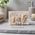 Handmade | Pflanzenseife Kokos & Rose 'Elefanten'