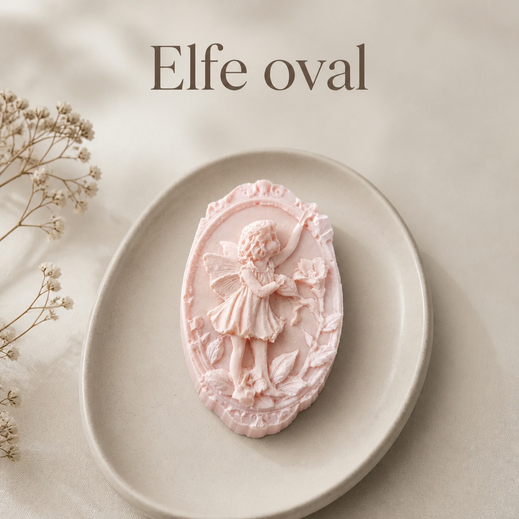 Handmade | Pflanzenseife Kokos & Rose 'Elfe'