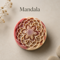 Handmade | Naturseife Cherry Slushi 'Mandala' mit Ziegenmilchpulver