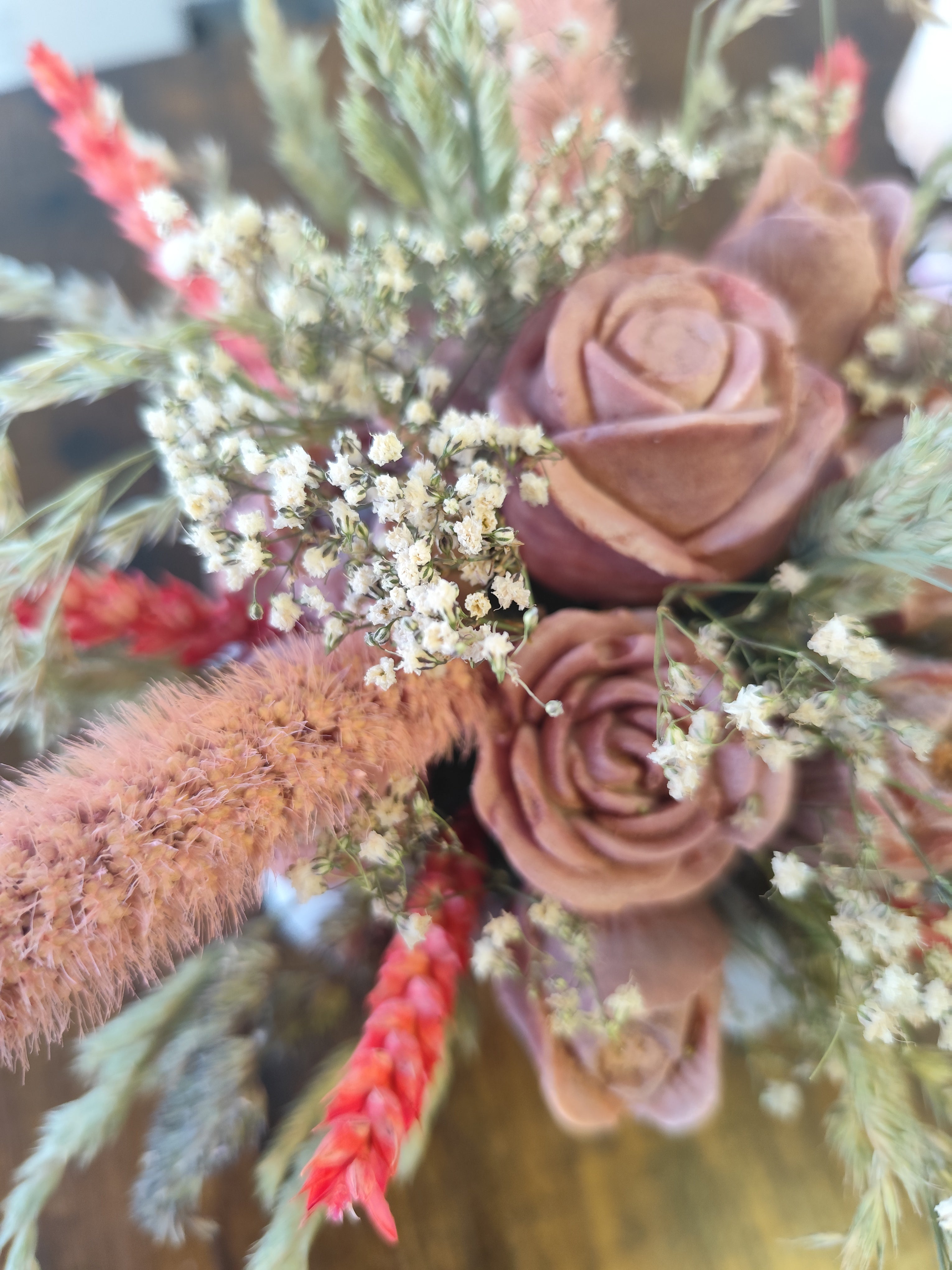 Handmade - Blumen-Bouquet aus Seifen | handgesiedet | Natur
