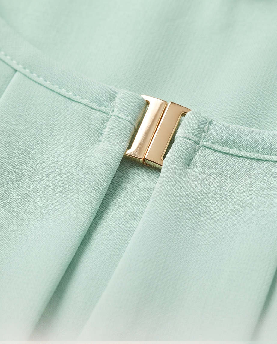 2nd Hand | H&M Bluse / Schlupfbluse Mintgrün – Gr. 36 – Elegantes Detail