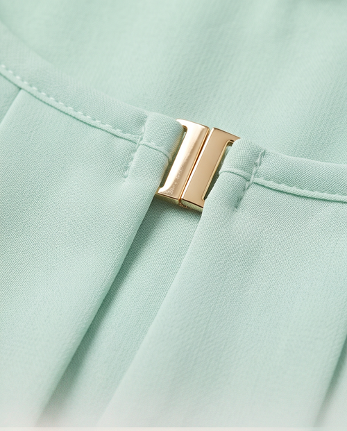 2nd Hand | H&M Bluse / Schlupfbluse Mintgrün – Gr. 36 – Elegantes Detail