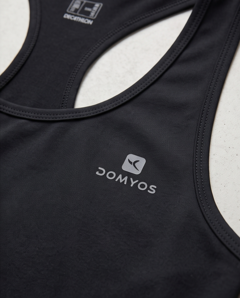 2nd Hand | DOMYOS Damen Fitness Tanktop (Racerback) – Schwarz - Größe 38