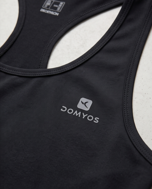 2nd Hand | DOMYOS Damen Fitness Tanktop (Racerback) – Schwarz - Größe 38