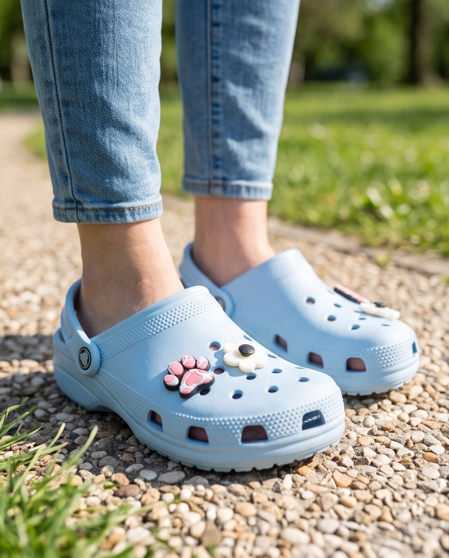 Trendige Shoe Charms für Crocs & Clogs – Schuh Anstecker Motiv-Pins (3x3cm)
