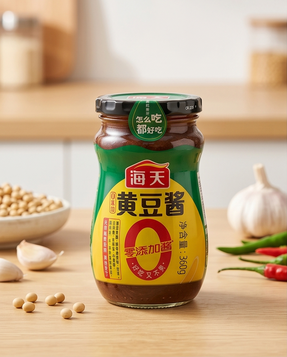 Haday Sojabohnenpaste 360 g – Traditionell Fermentiert & Ohne Zusatzstoffe