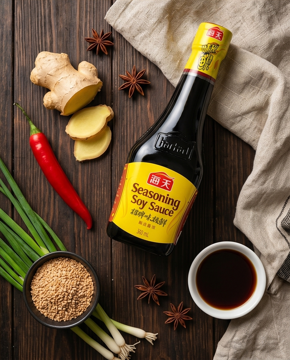 Haday Seasoning Sojasoße 380 ml – Herzhaft, Ausgewogen & Nicht übersalzen