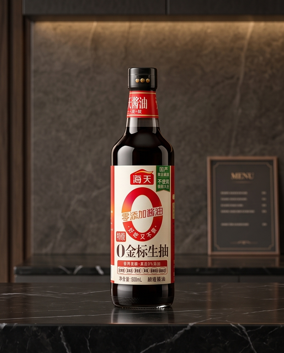 Haday Golden Label Sojasoße King 500 ml – Ohne Zusatzstoffe & Gentechnikfrei