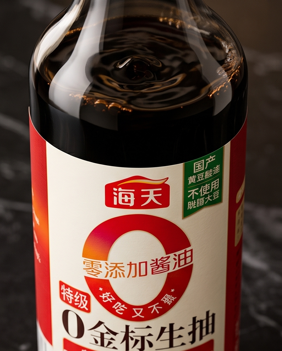Haday Golden Label Sojasoße King 500 ml – Ohne Zusatzstoffe & Gentechnikfrei