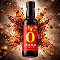 Qianhe Dunkle Sojasoße 500 ml – Gentechnikfrei & Mehrfach Fermentiert