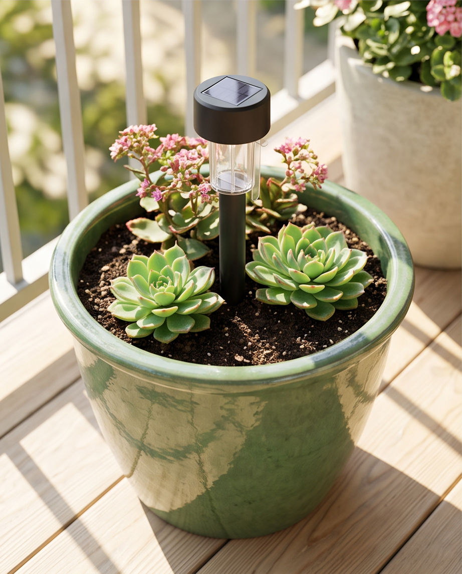 kleine Solarleuchte - Garten | Blumentopf | Wegbeleuchtung