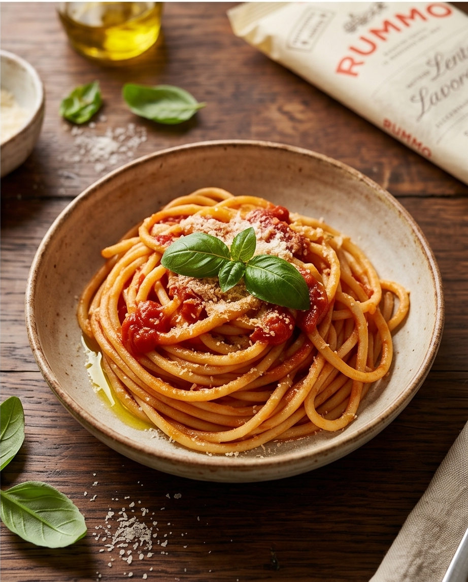Rummo Spaghetti Grossi No. 5 – 500 g | Italienische Pasta | al bronzo