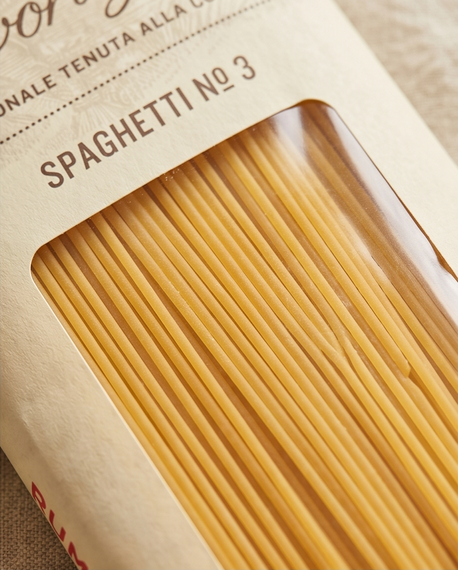 Rummo Spaghetti No. 3 – 500 g | Italienische Pasta | al bronzo
