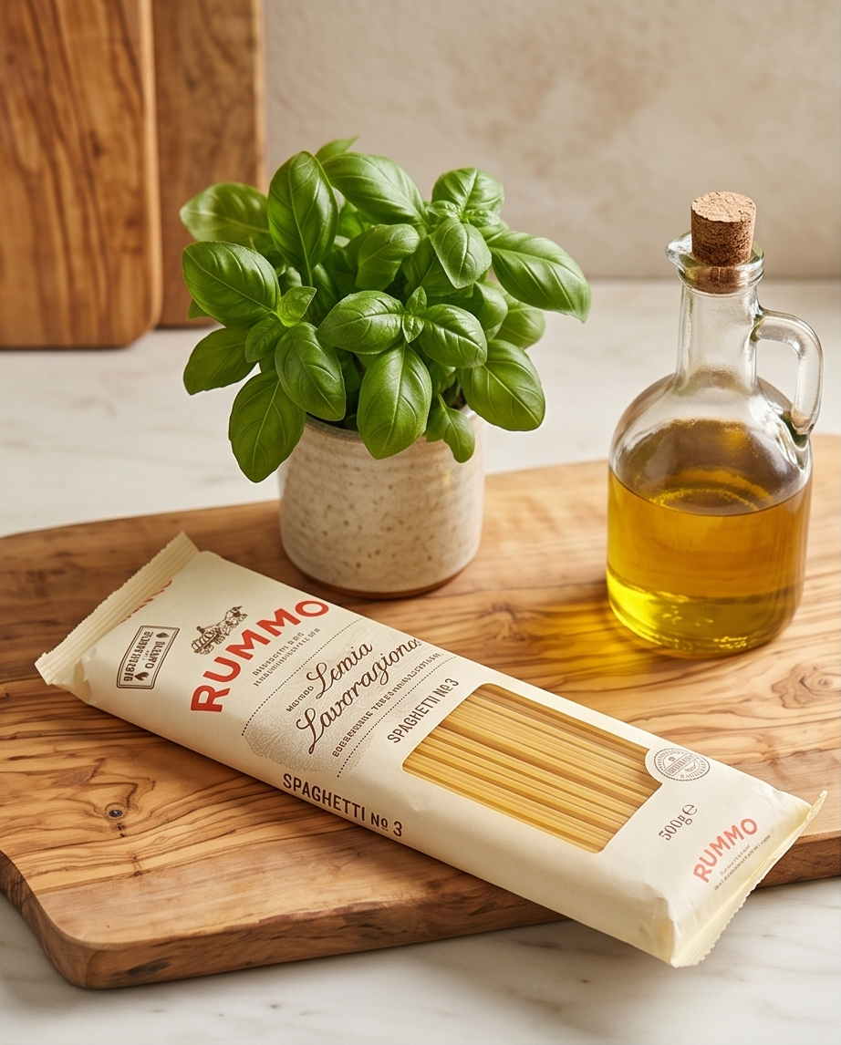 Rummo Spaghetti No. 3 – 500 g | Italienische Pasta | al bronzo