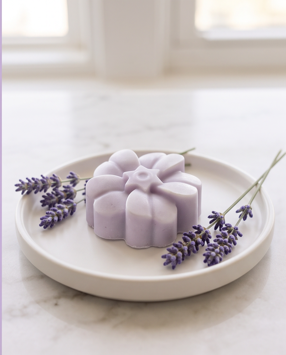 Handmade - feste Spülseife 'Blume' | Nachhaltig | Ergiebig - handgesiedet