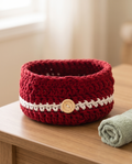 Handmade | Häkelkörbchen "Ruby" zur Aufbewahrung