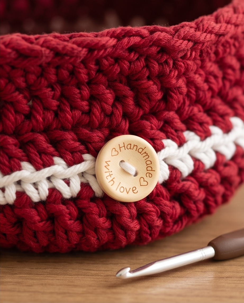 Handmade | Häkelkörbchen "Ruby" zur Aufbewahrung