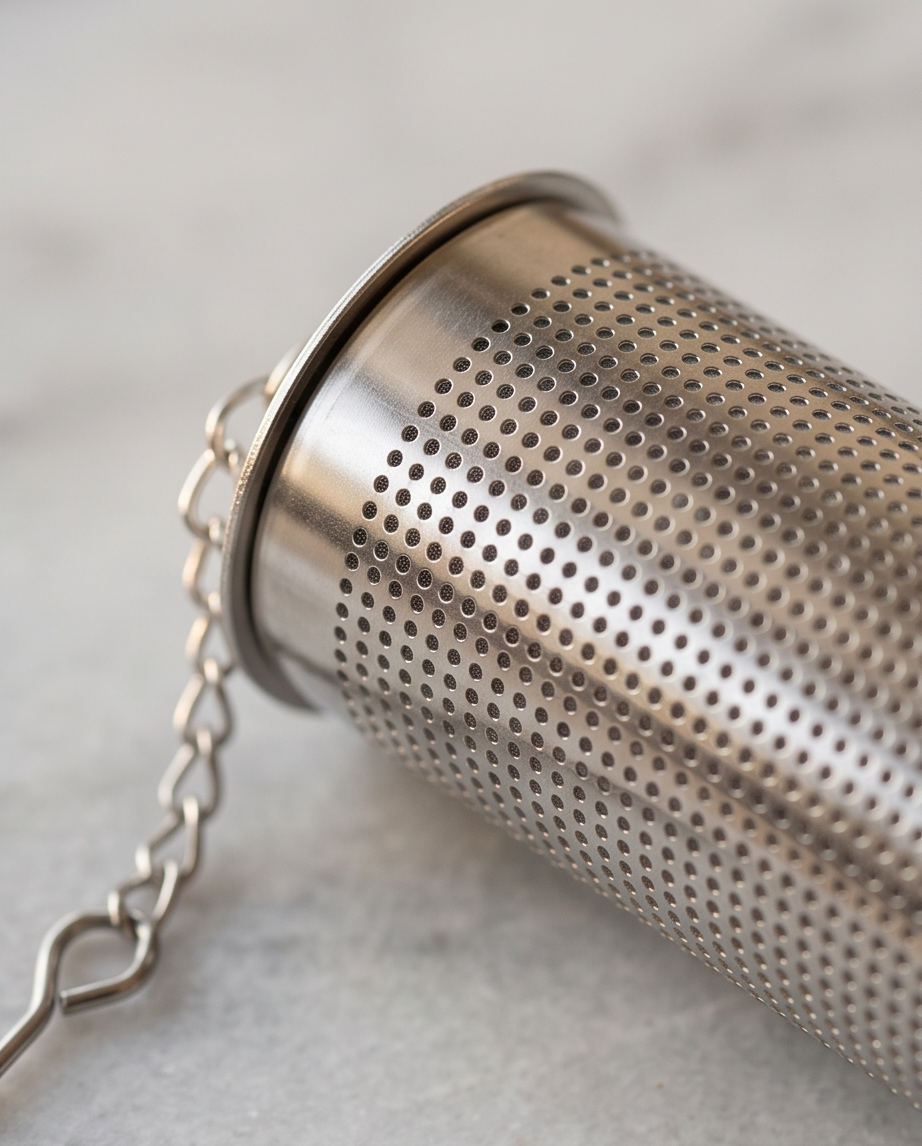 Tee- und Gewürzsieb aus Edelstahl – Das kompakte Multitalent für Küche & Tasse