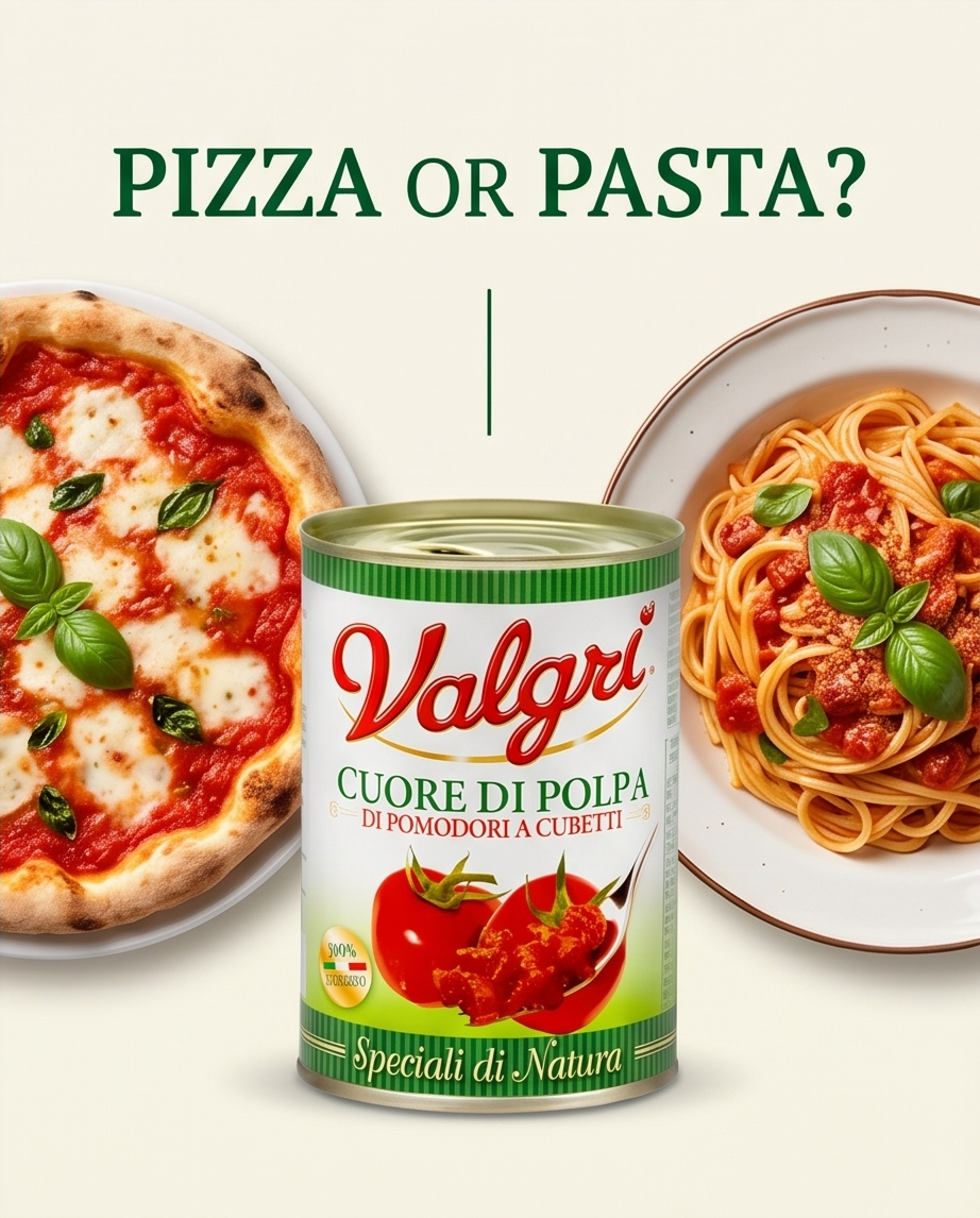 Valgri Cuore di Polpa – Gehackte Tomaten aus Italien, 400g